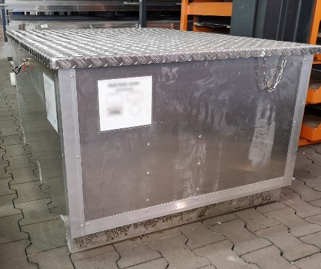 Box aus Aluminium