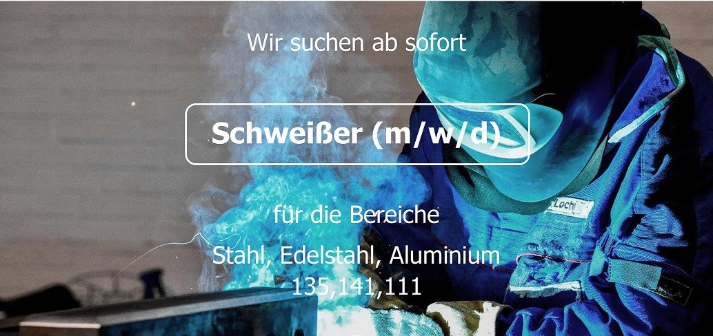 Schweißer Schweißer MIG, MAG, WIG